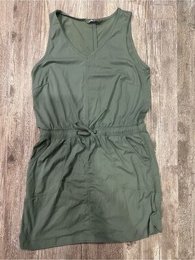 The North Face green tank dress women size large